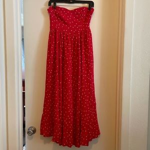 Free People strapless dress size 4 NWT